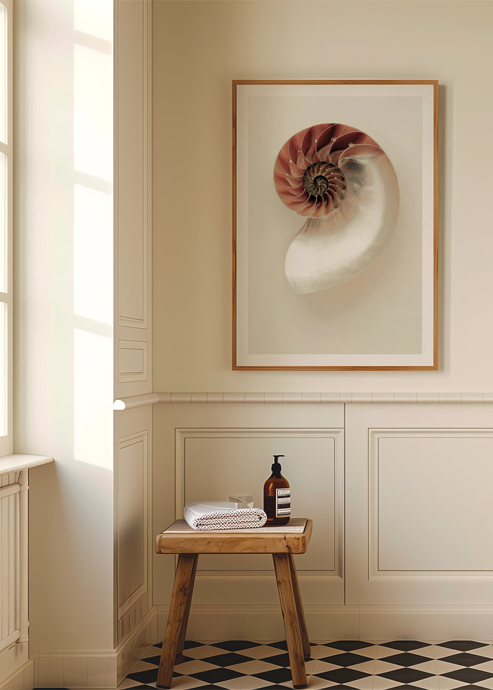 Fotografie nautilusové spirály
