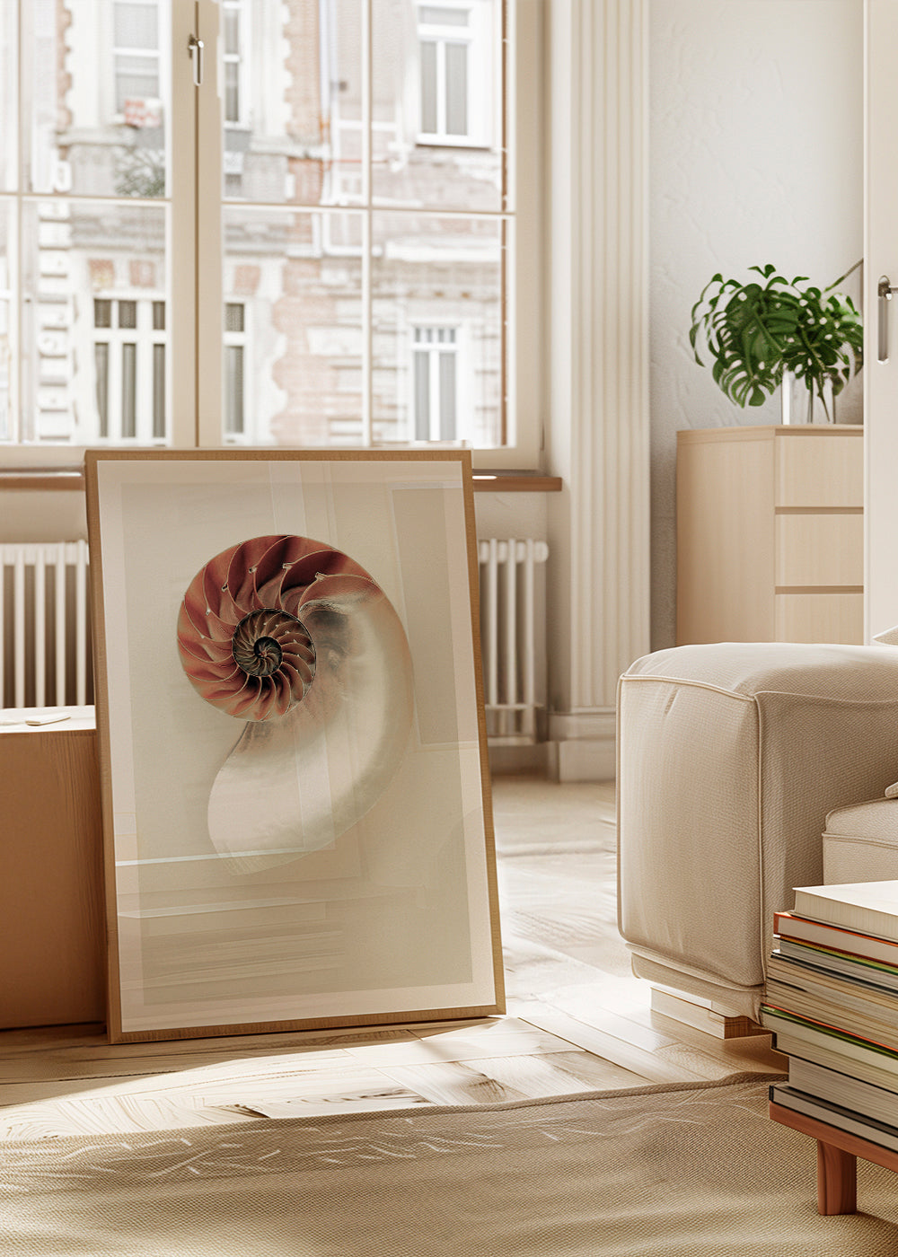 Fotografie nautilusové spirály