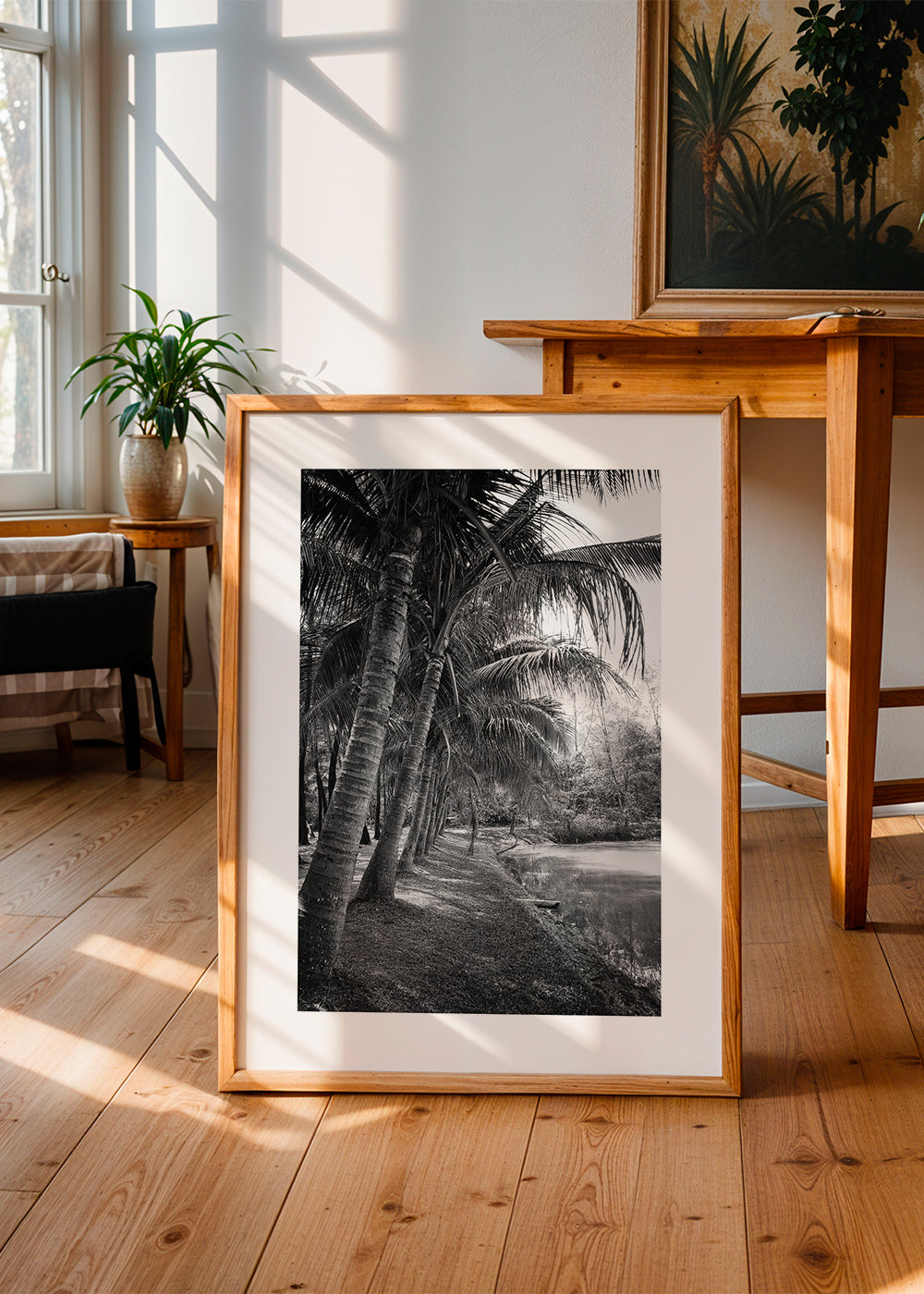 Vertikální krajina s palmami — fotografie
