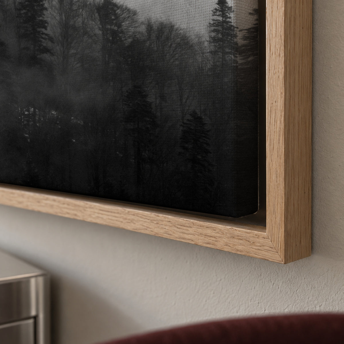 Haunted forest - Framed canvas detail
