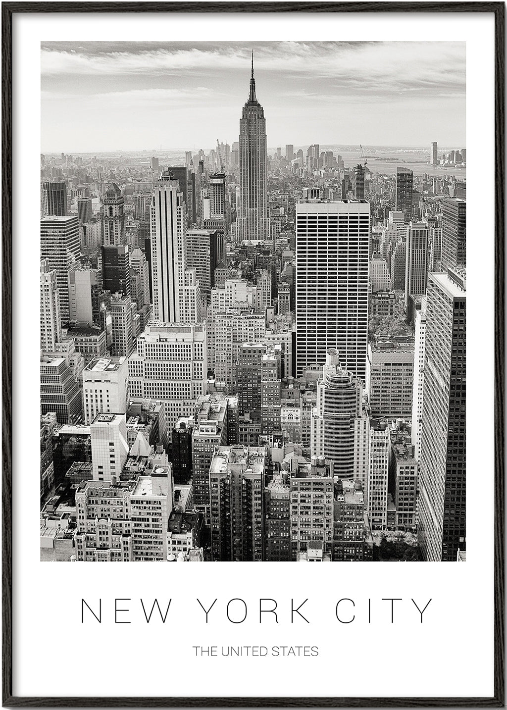 Obraz města: New York v černobílém provedení
