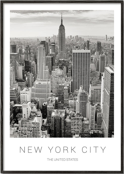 Obraz města: New York v černobílém provedení