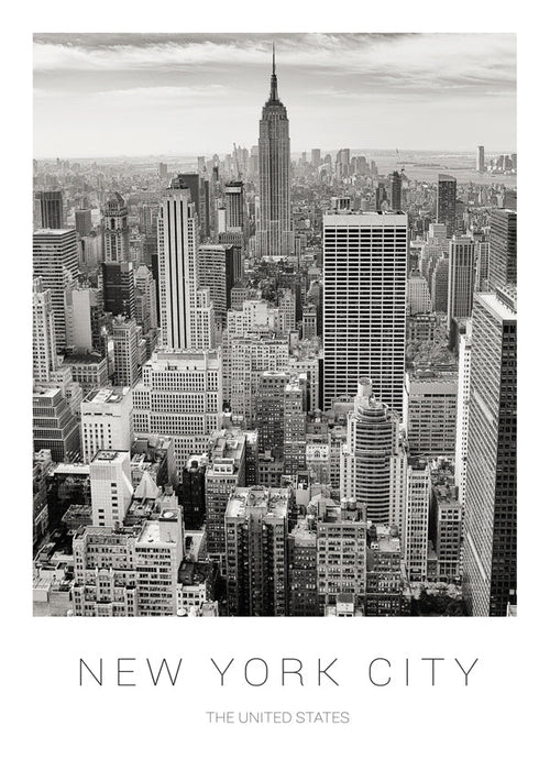 Obraz města: New York v černobílém provedení