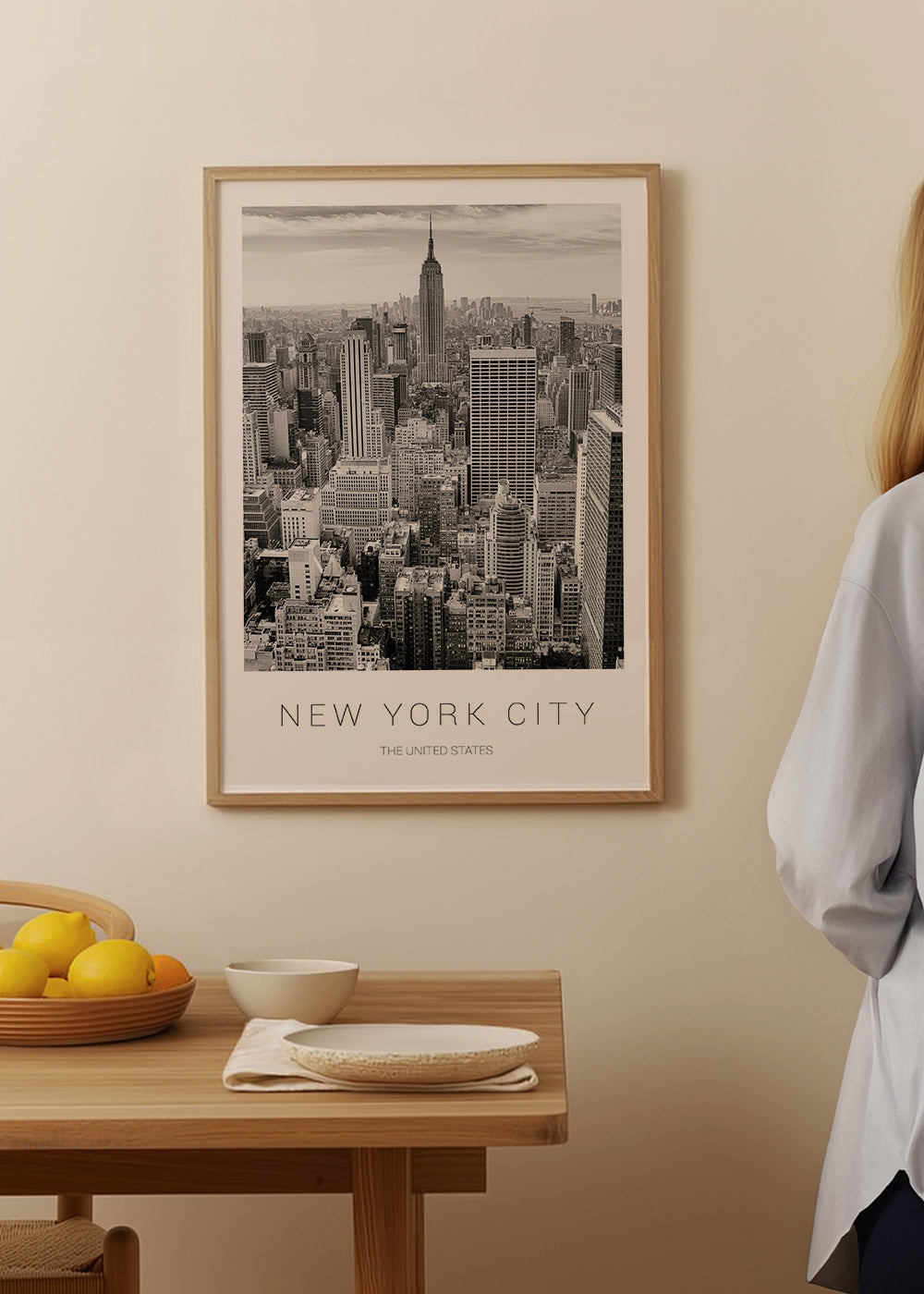 Obraz města: New York v černobílém provedení
