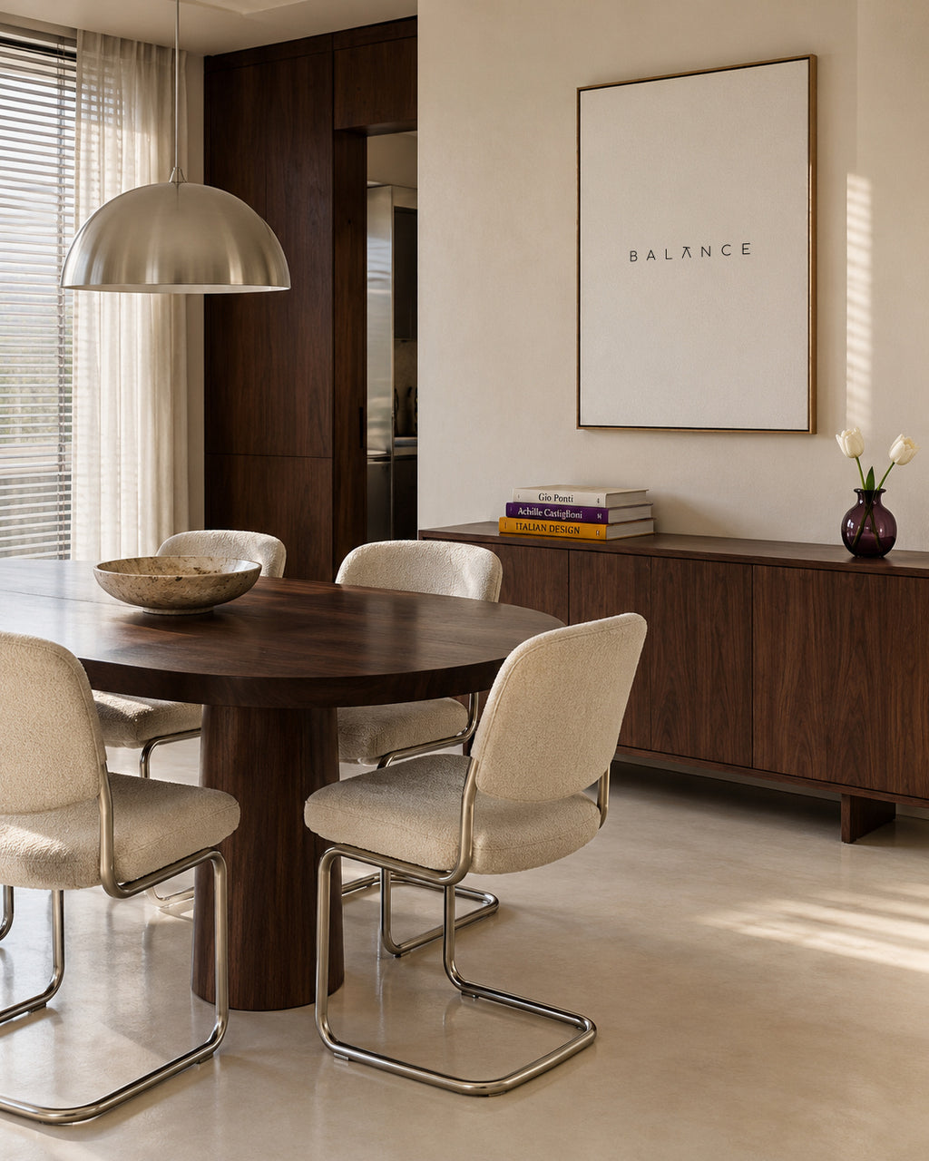 Balance quote - Framed canvas in an interior