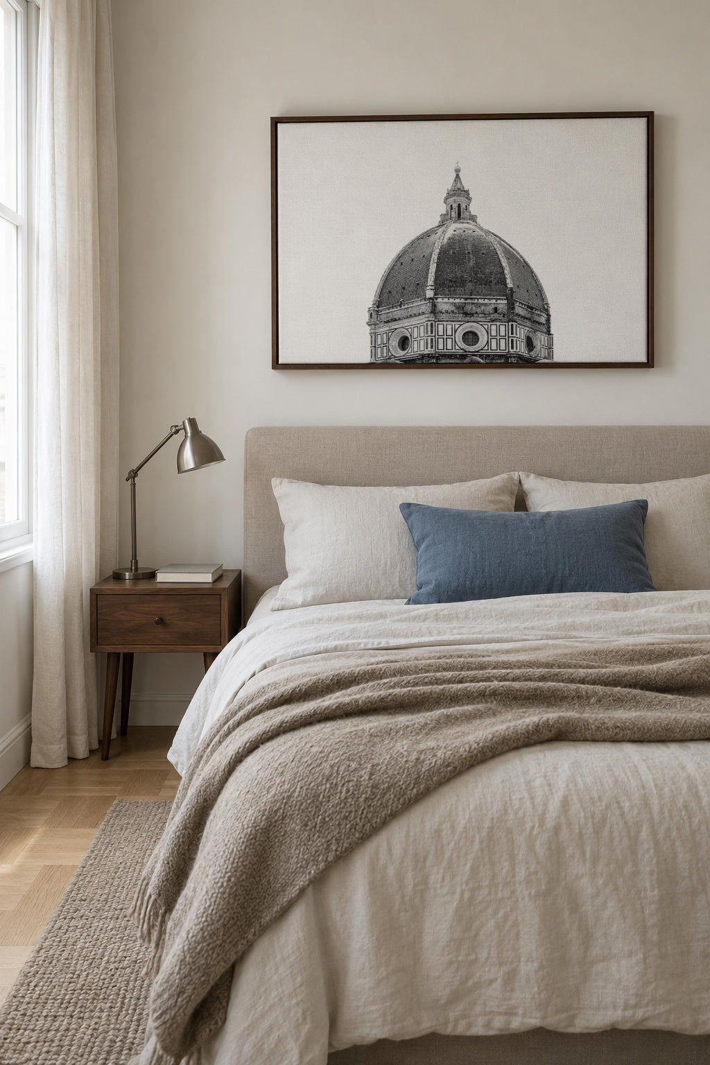 Santa Maria del Fiore - Framed canvas in an interior