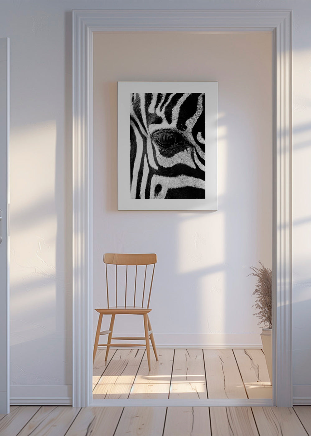 Obraz zebra v detailu