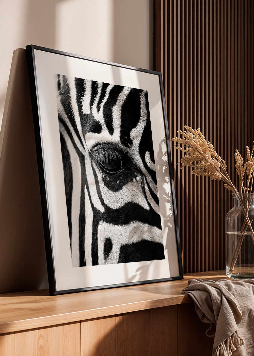 Obraz zebra v detailu