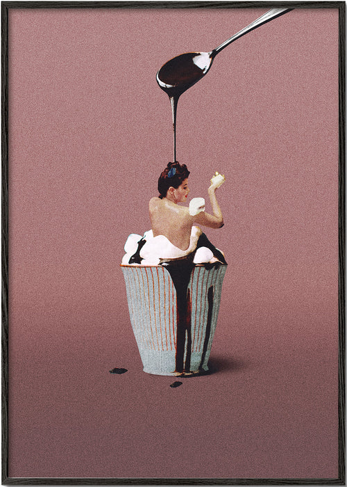 Obraz do kuchyně surrealistický cupcake