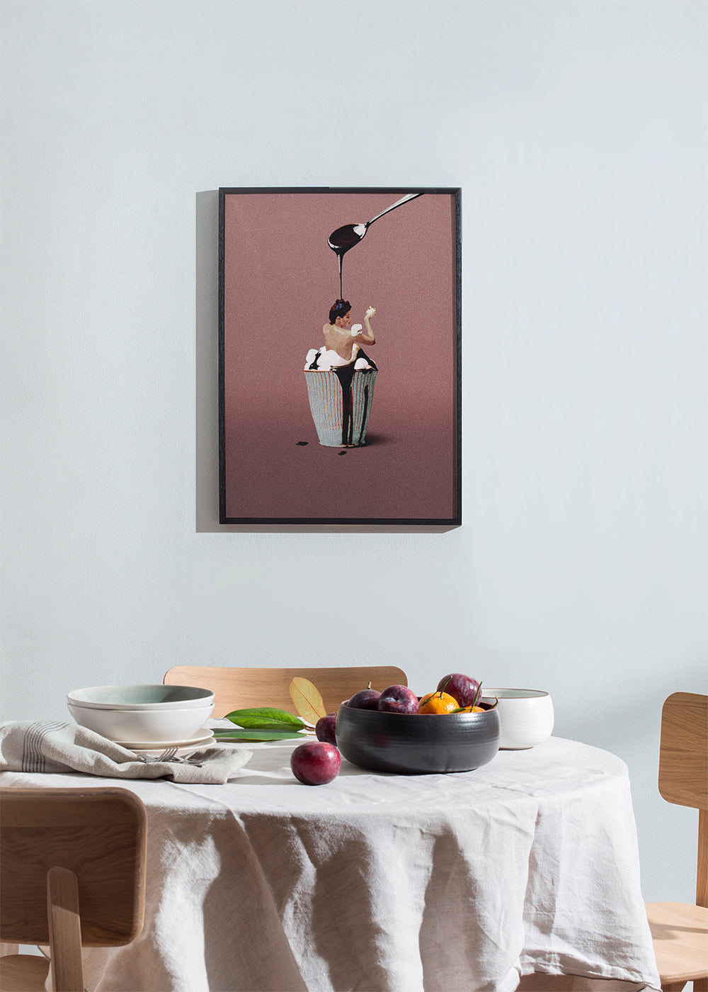 Obraz do kuchyně surrealistický cupcake