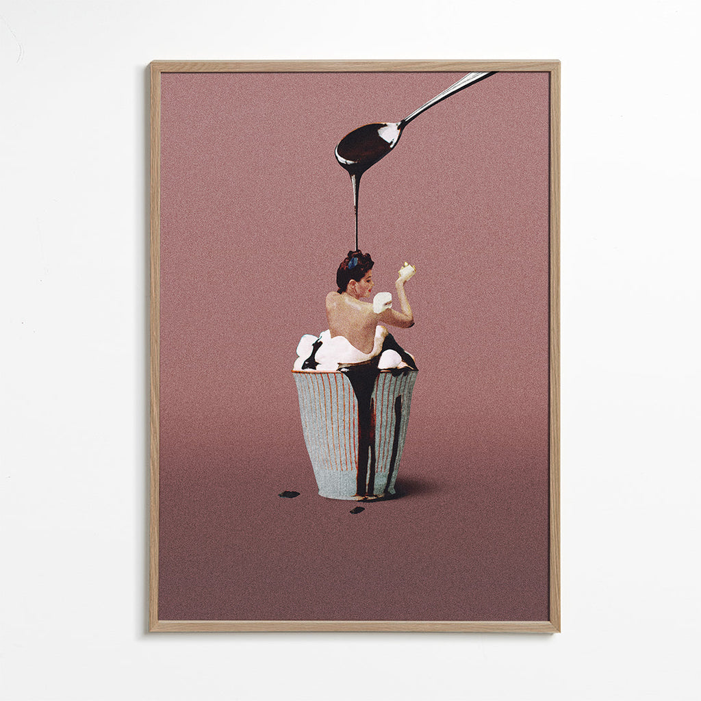 Obraz do kuchyně surrealistický cupcake