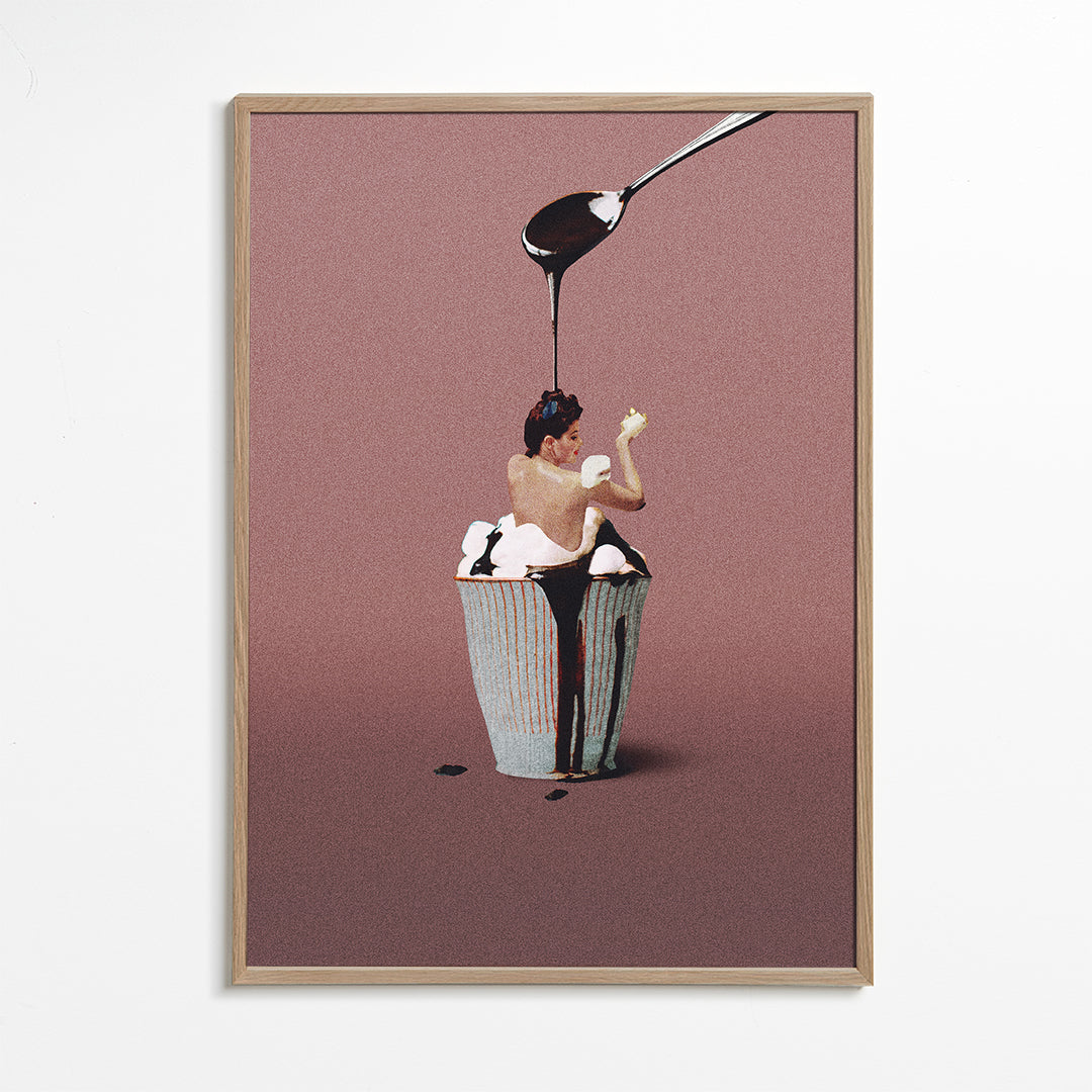 Obraz do kuchyně surrealistický cupcake