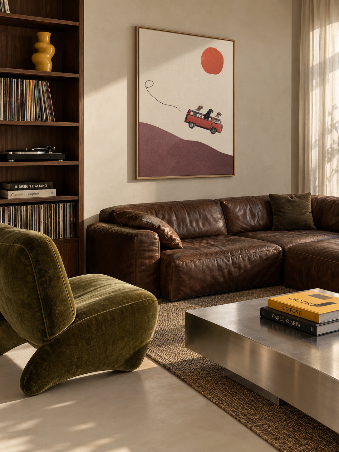 Adventure gang - Framed canvas in an interior