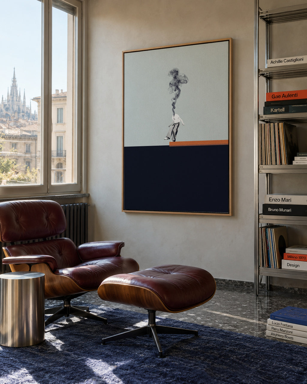Hard decisions - Framed canvas in an interior