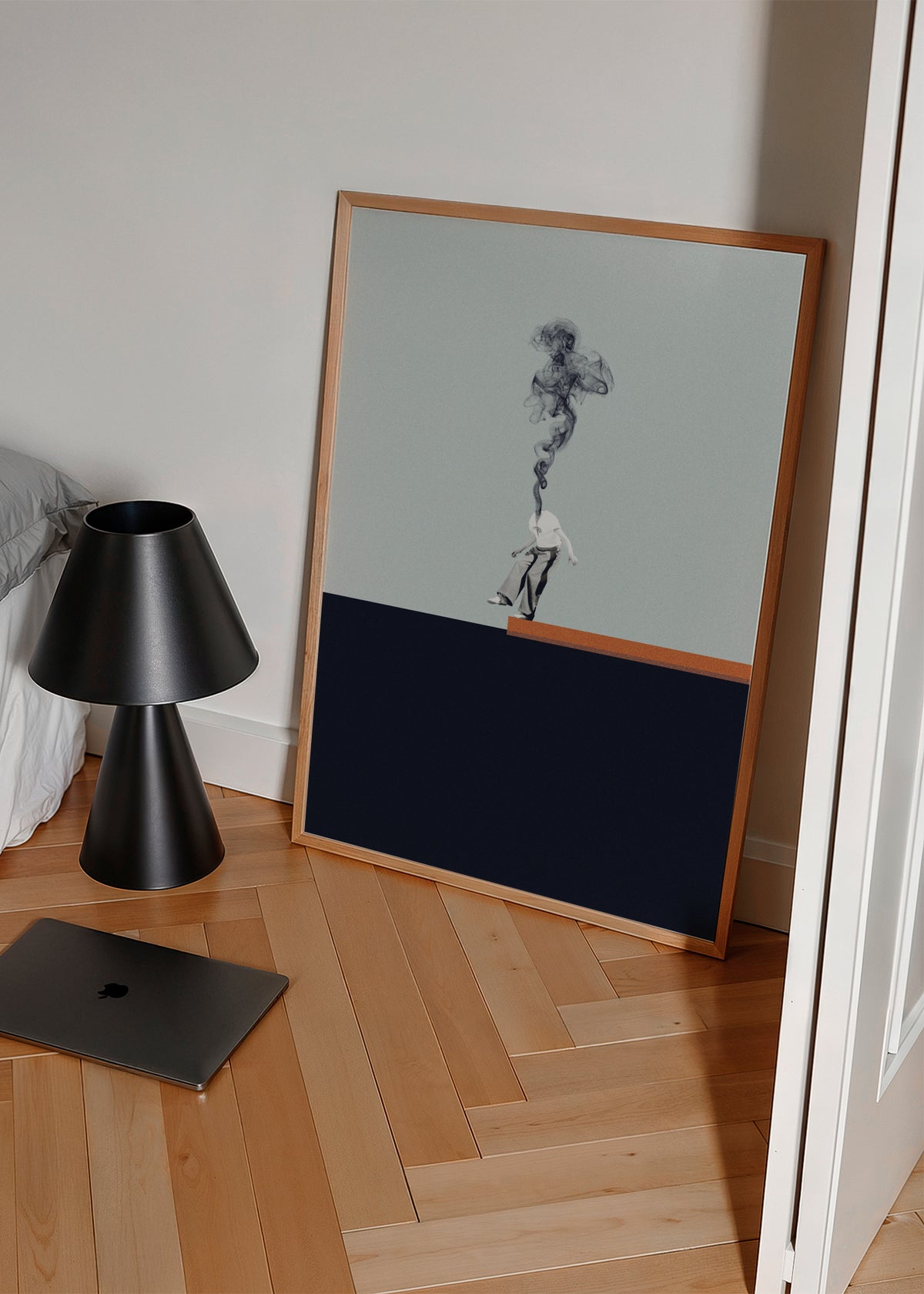 Hard decisions - Framed poster in an interior