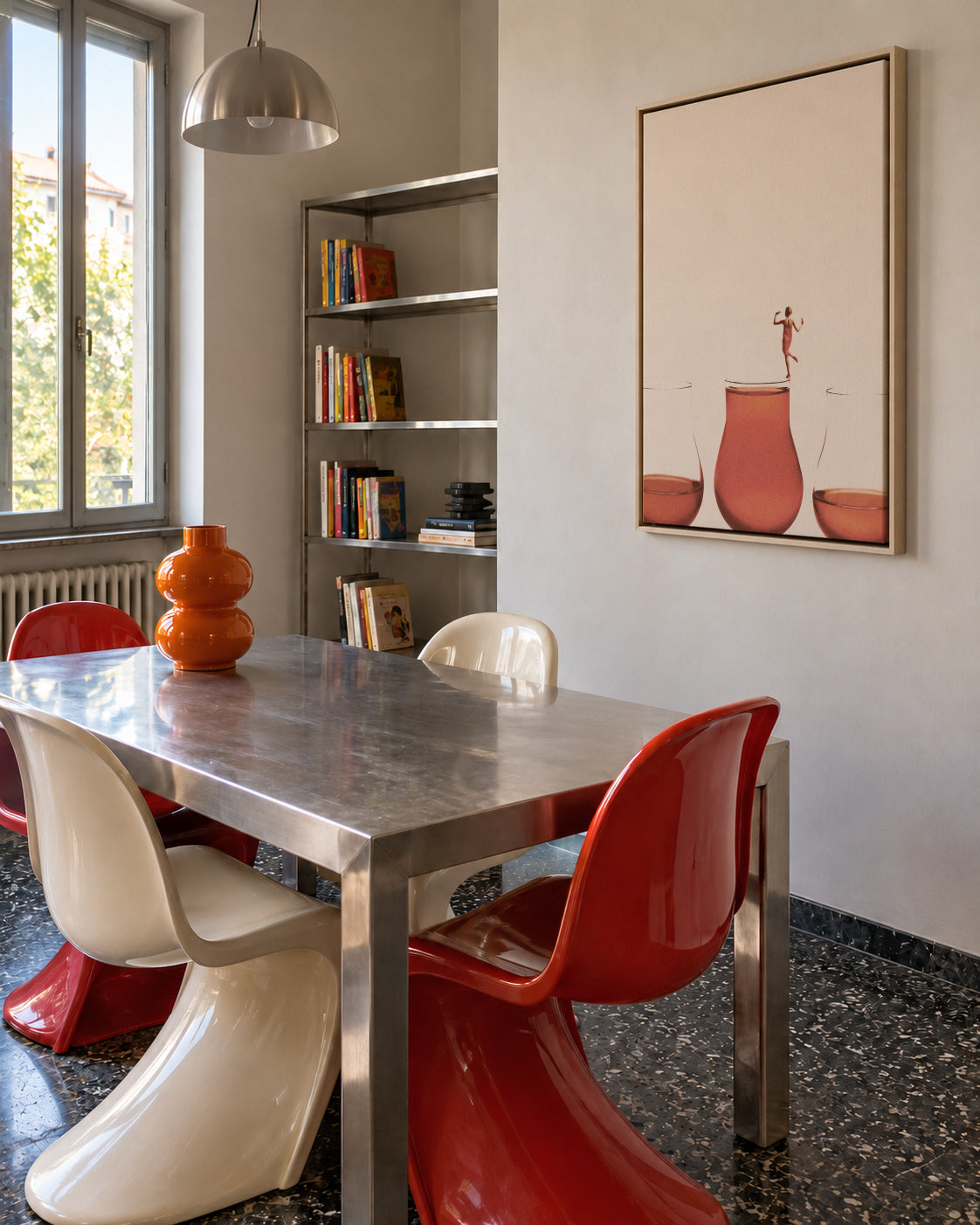 I prefer the full one - Framed canvas in an interior