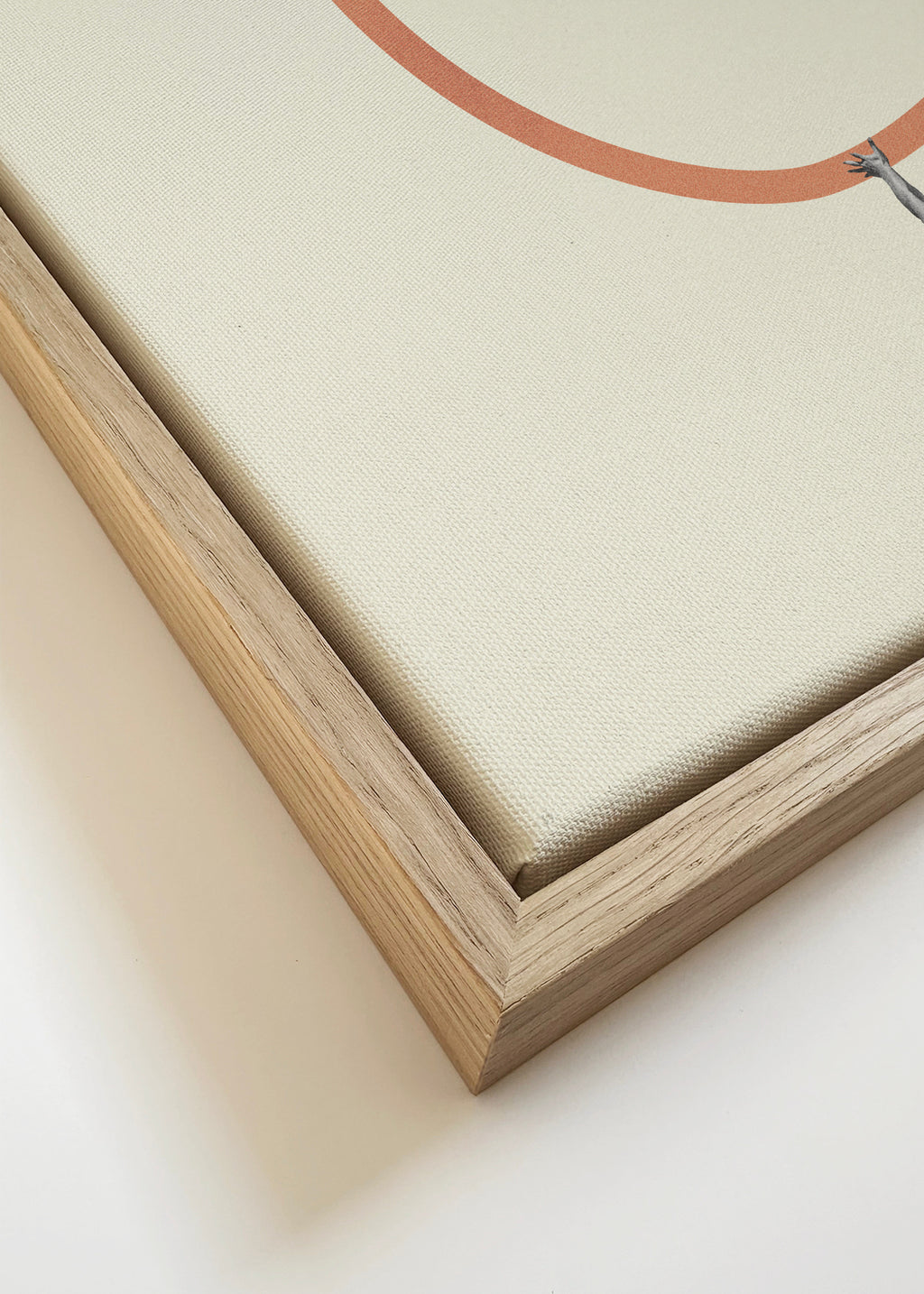 You make me feel everything - Framed canvas detail