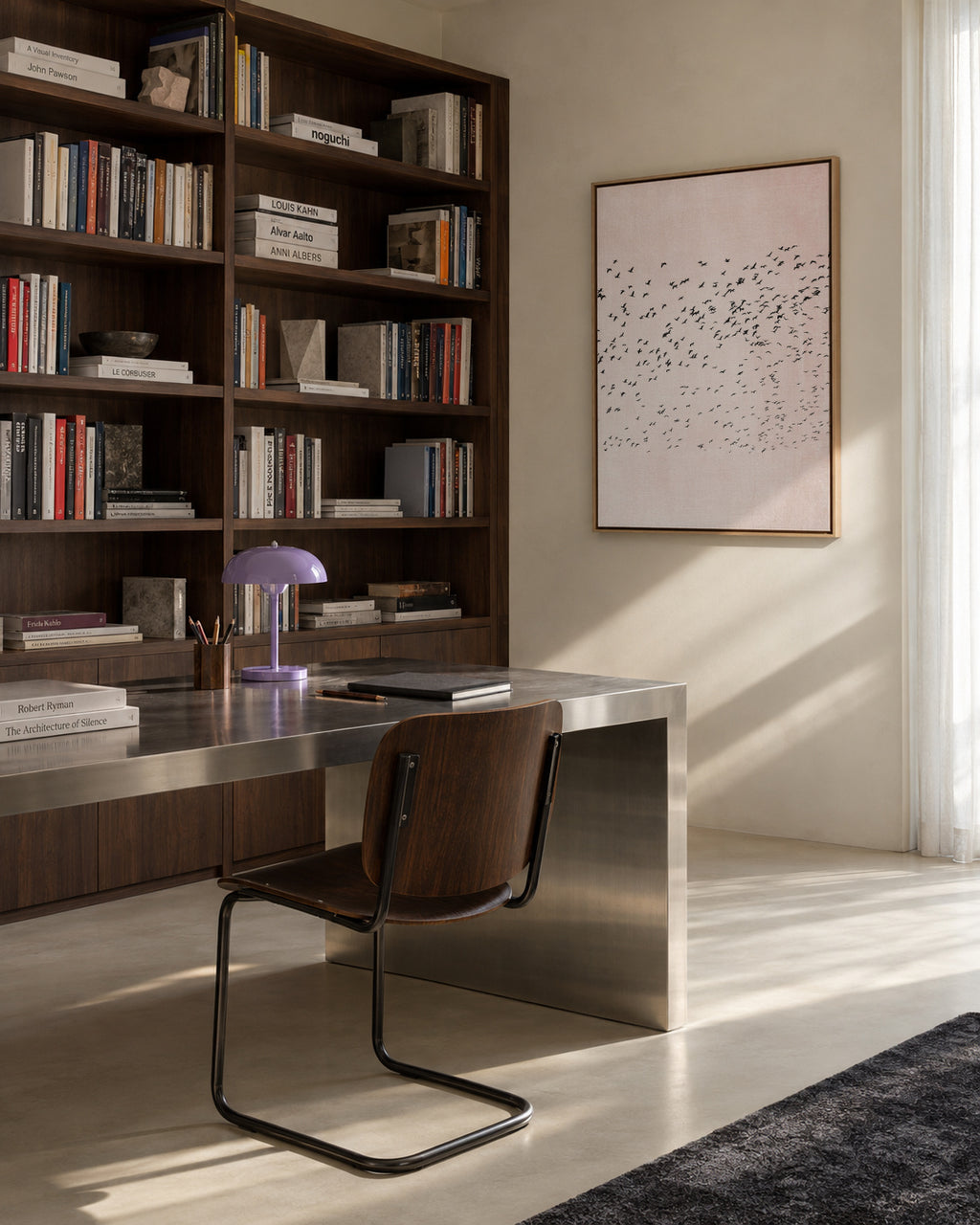 Moving on - Framed canvas in an interior