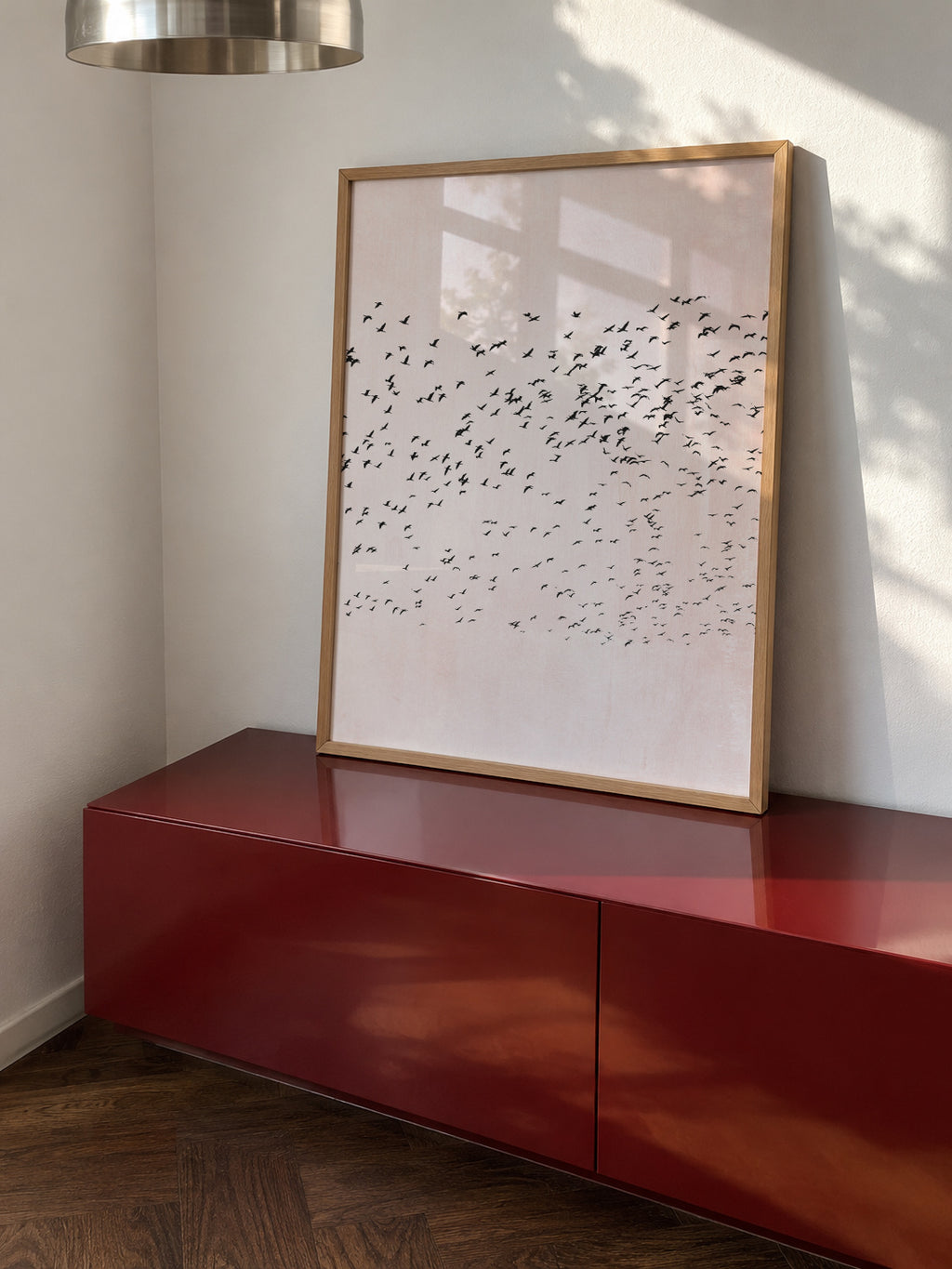 Moving on - Framed poster in an interior