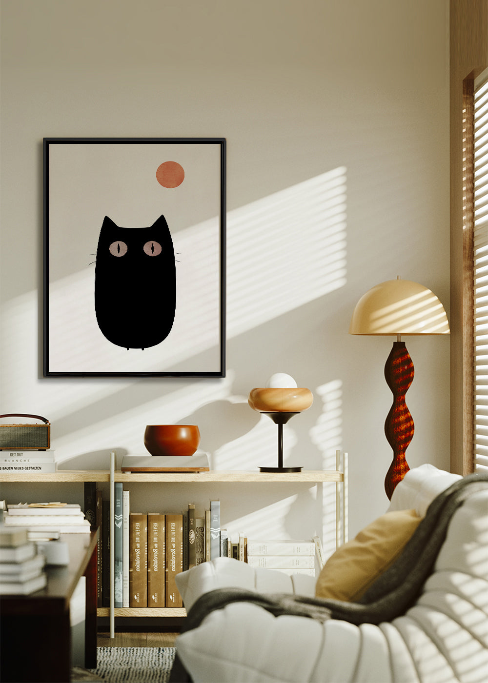 Minimalistická kočka