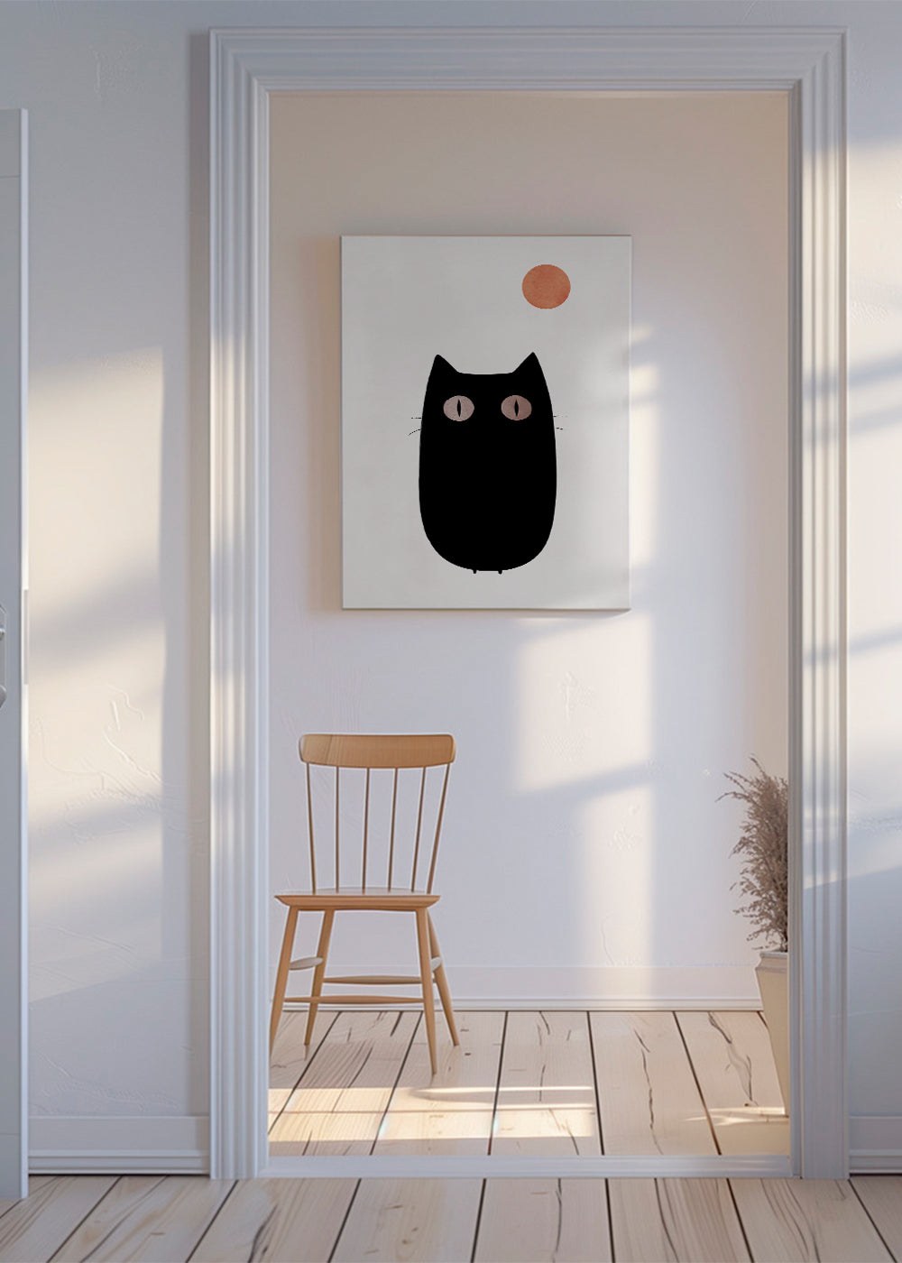 Minimalistická kočka