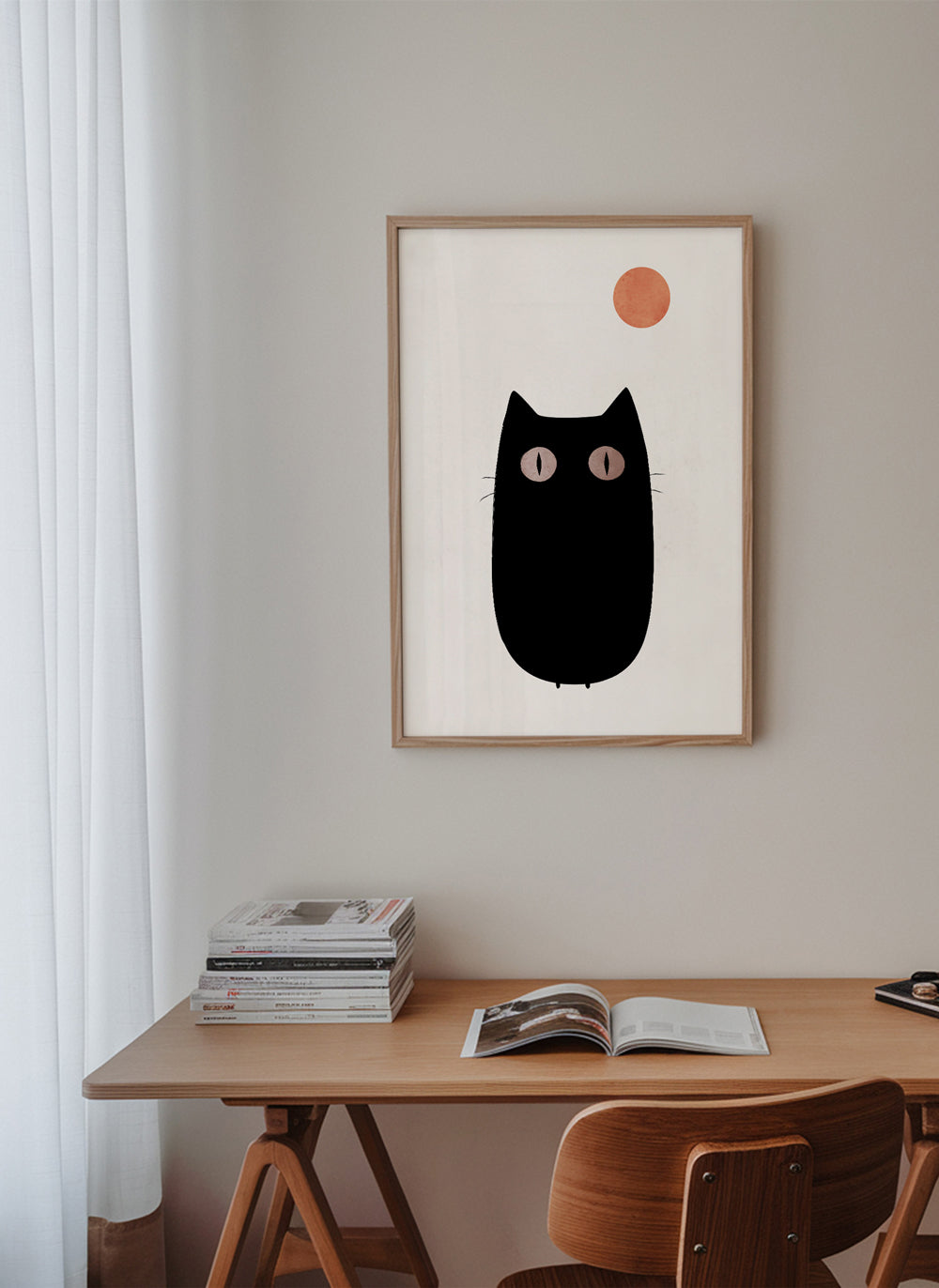 Minimalistická kočka