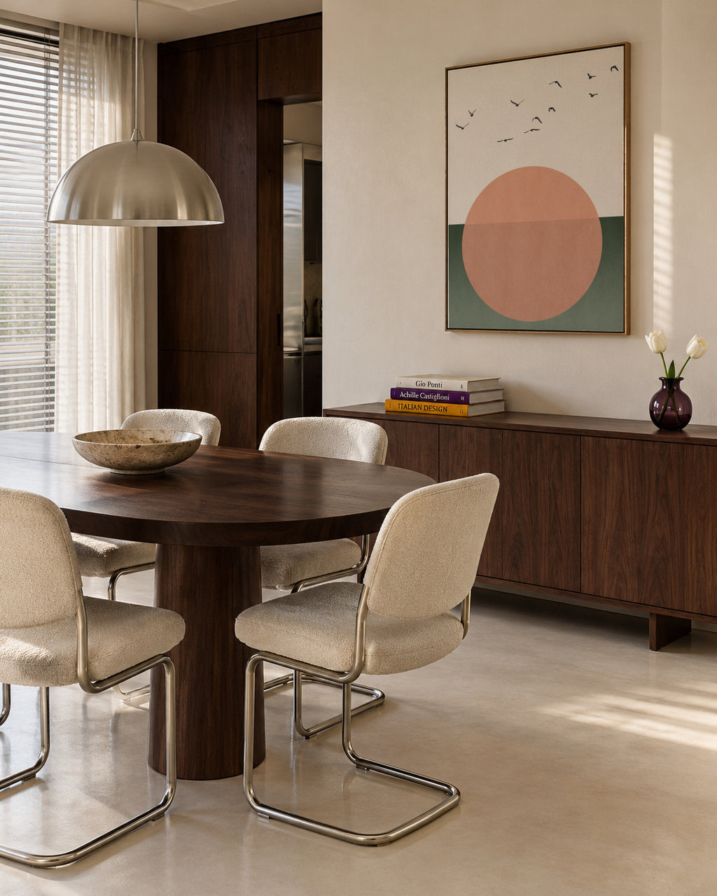 Rising - Framed canvas in an interior