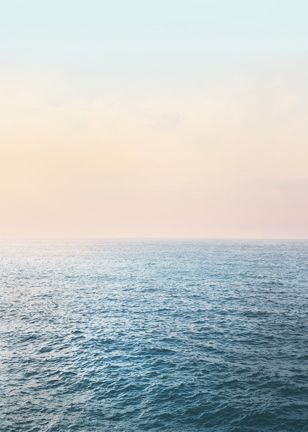 Krajinářské umění: pastelový mořský horizont