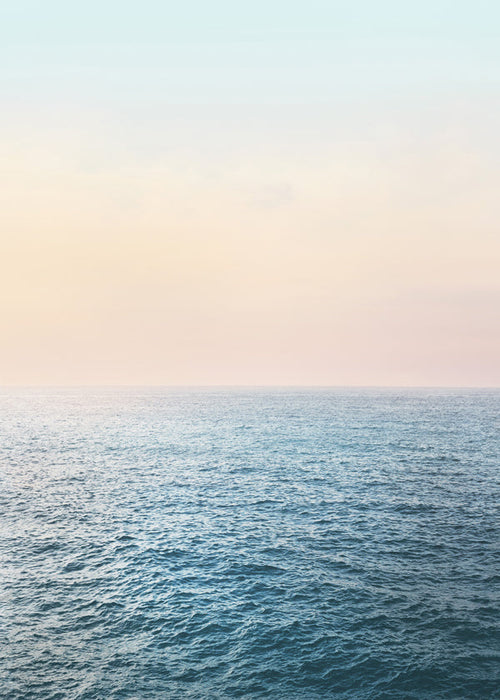 Krajinářské umění: pastelový mořský horizont
