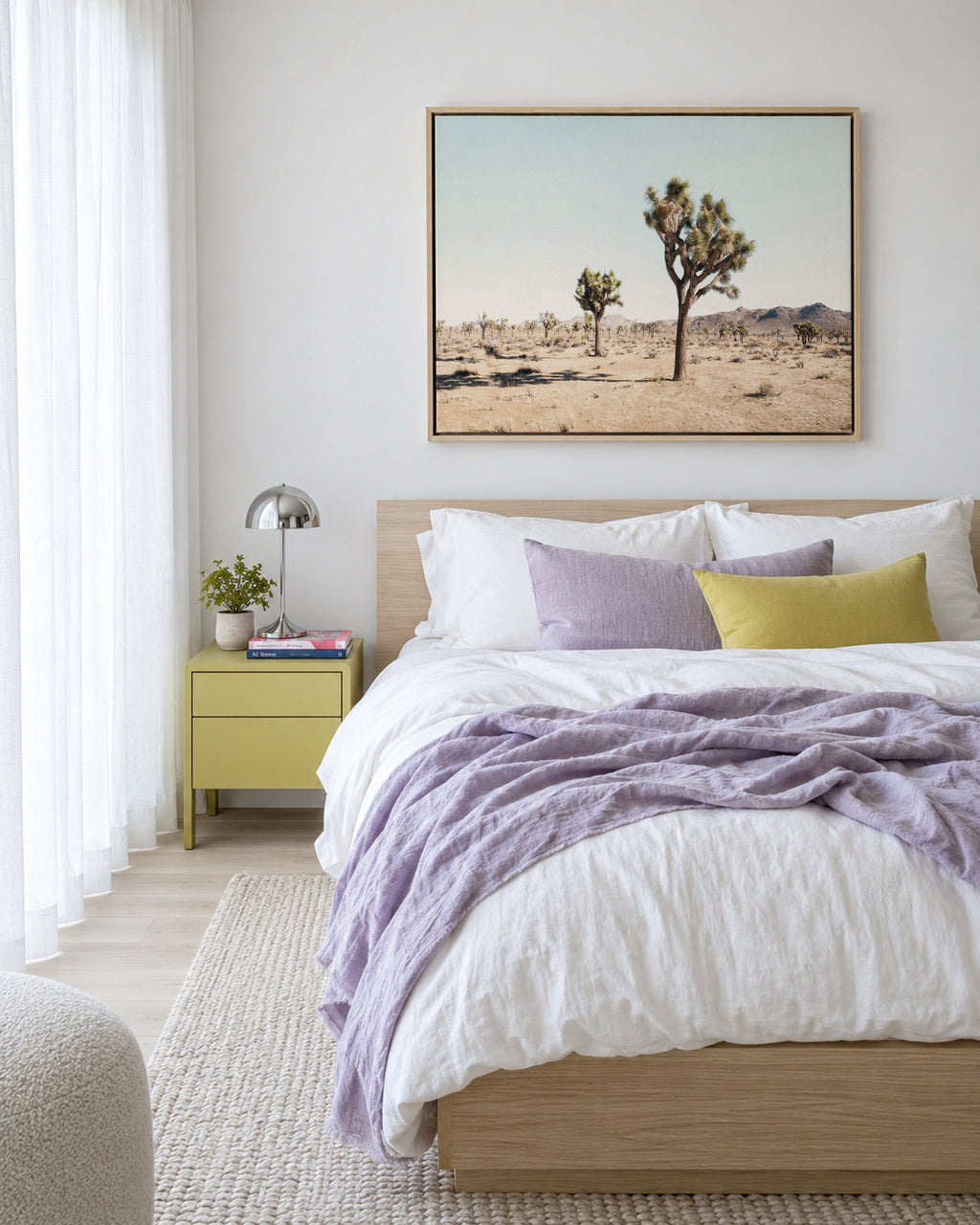 Joshua tree - Framed canvas in an interior