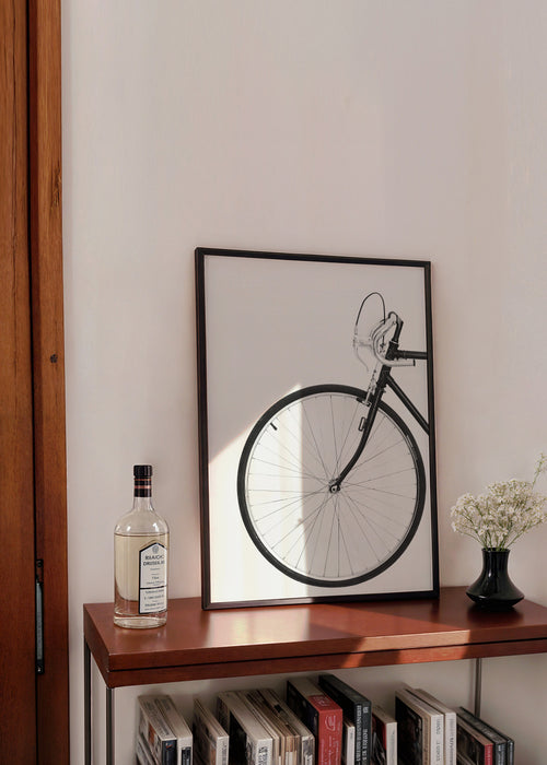 Minimal bicycle - Framed poster in an interior
