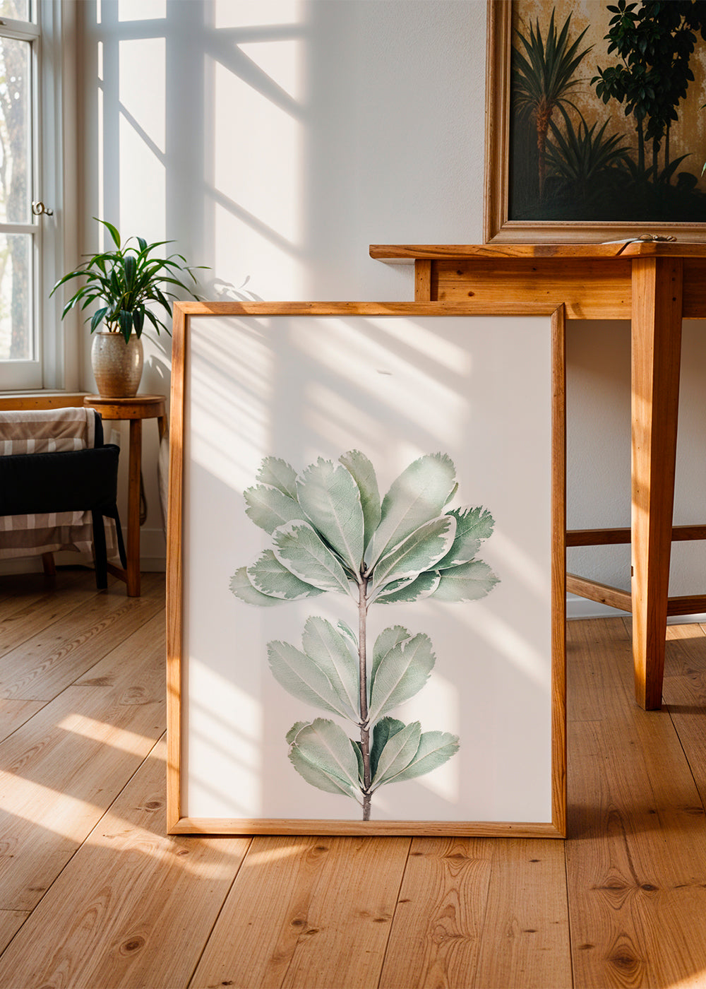 Botanický plakát s izolovanou větvičkou