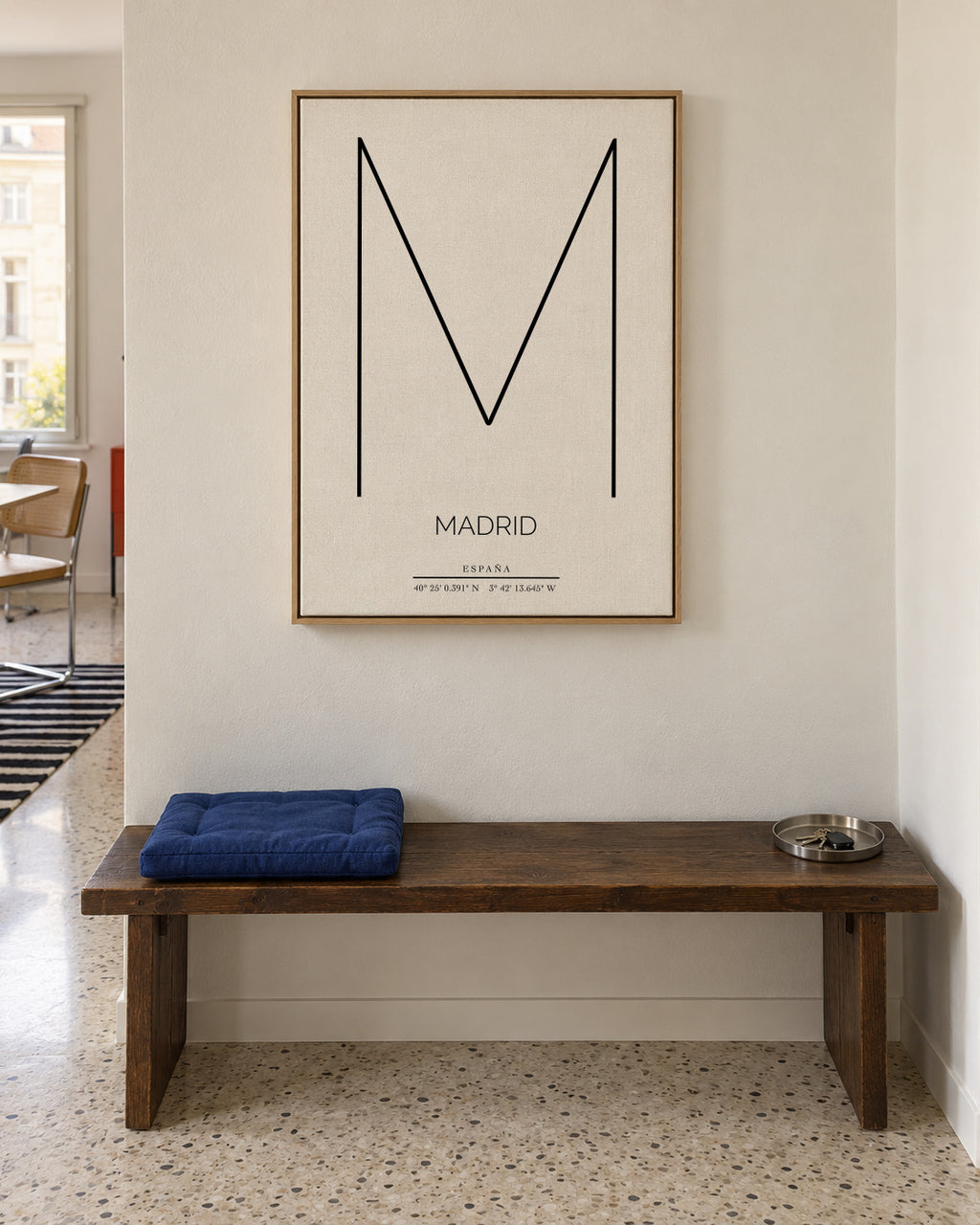 MADRID - Framed canvas in an interior