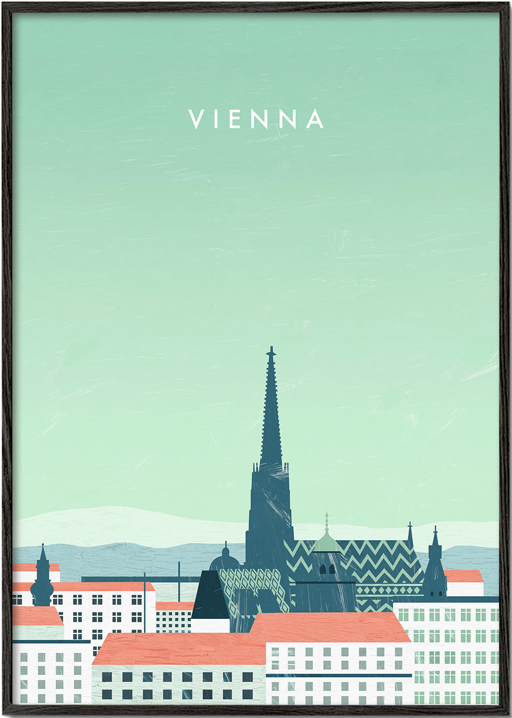Obraz do kuchyně Vienna stylizovaná v pastelových tónech
