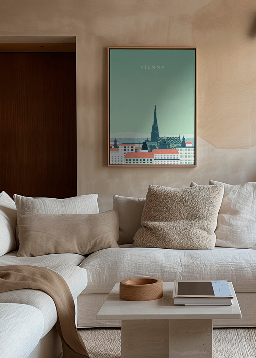 Obraz do kuchyně Vienna stylizovaná v pastelových tónech