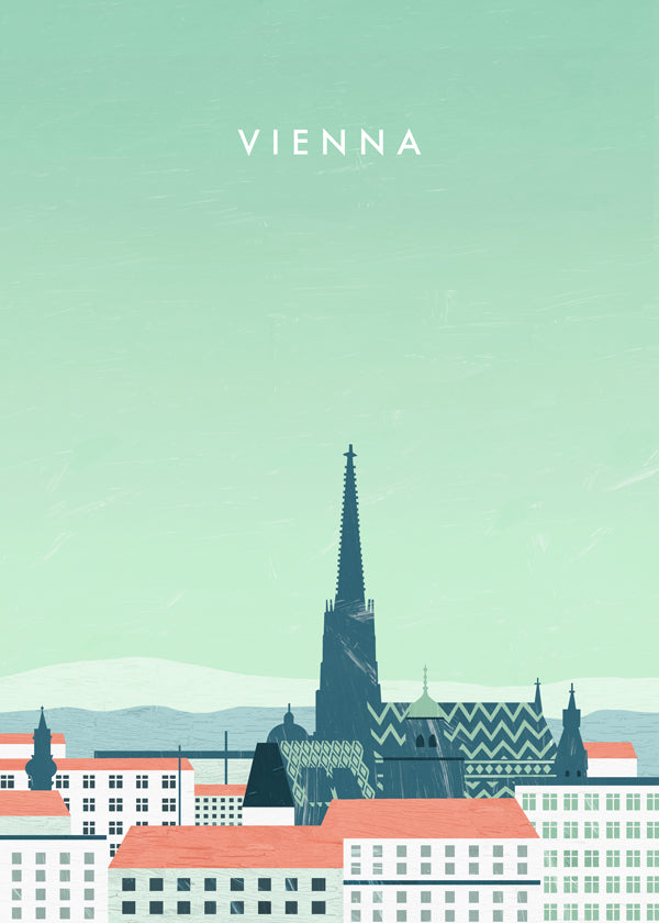 Obraz do kuchyně Vienna stylizovaná v pastelových tónech