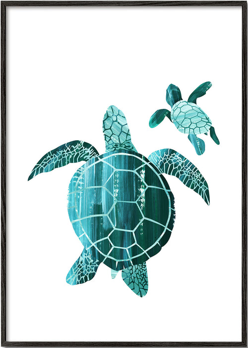 Ilustrace mořské želvy