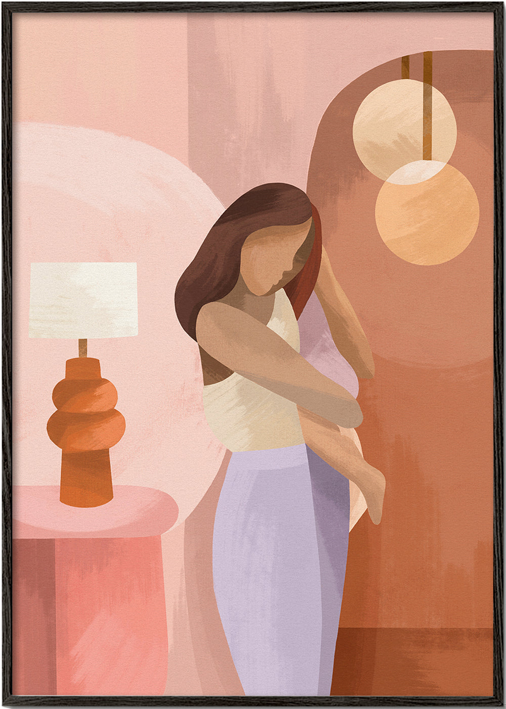 Mateřská ilustrace v pastelových tónech