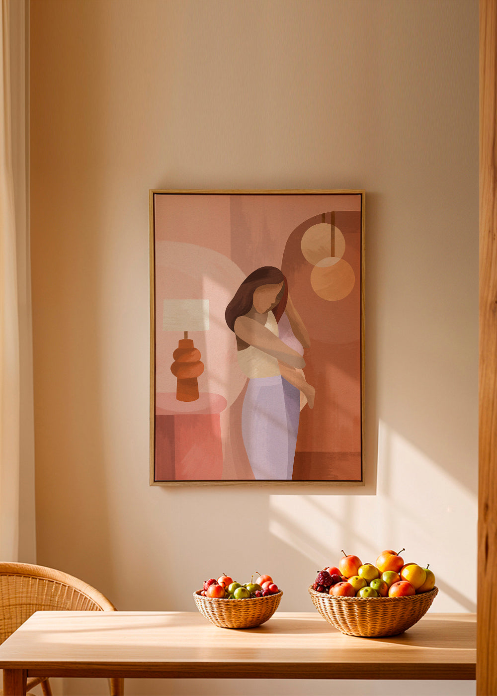 Mateřská ilustrace v pastelových tónech