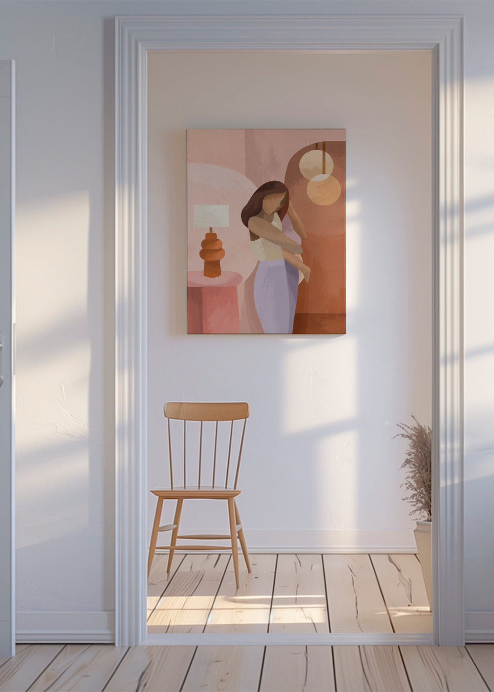 Mateřská ilustrace v pastelových tónech