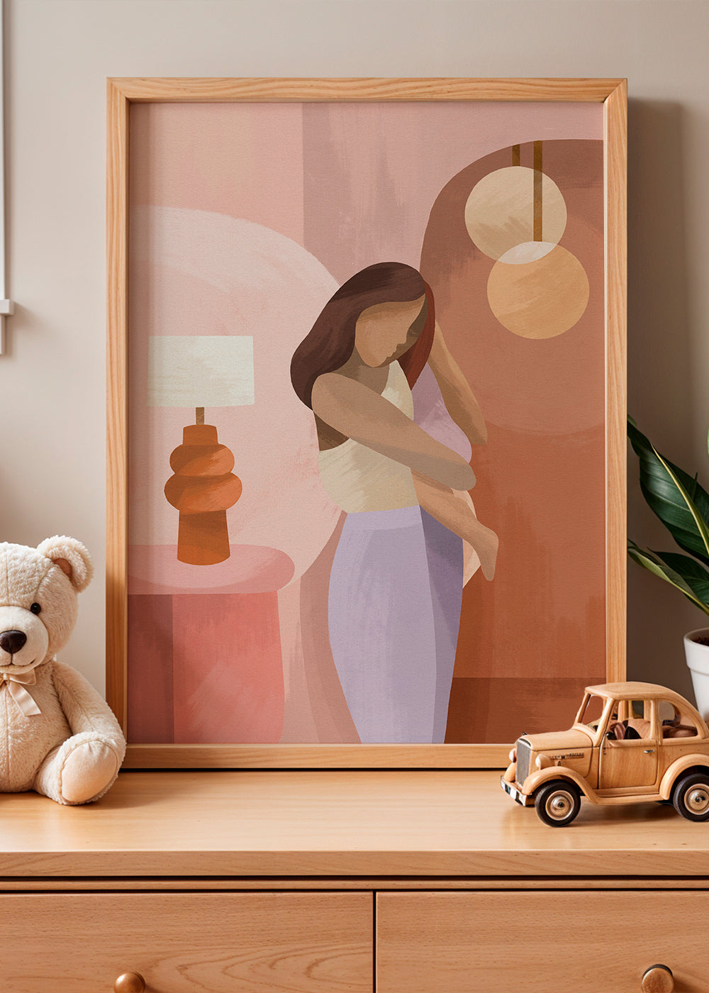 Mateřská ilustrace v pastelových tónech