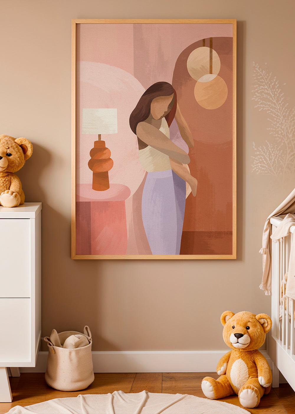 Mateřská ilustrace v pastelových tónech