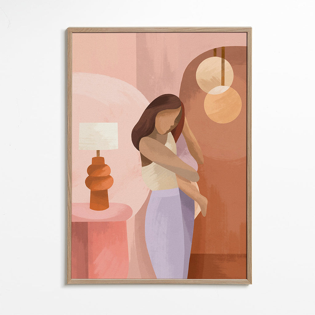 Mateřská ilustrace v pastelových tónech