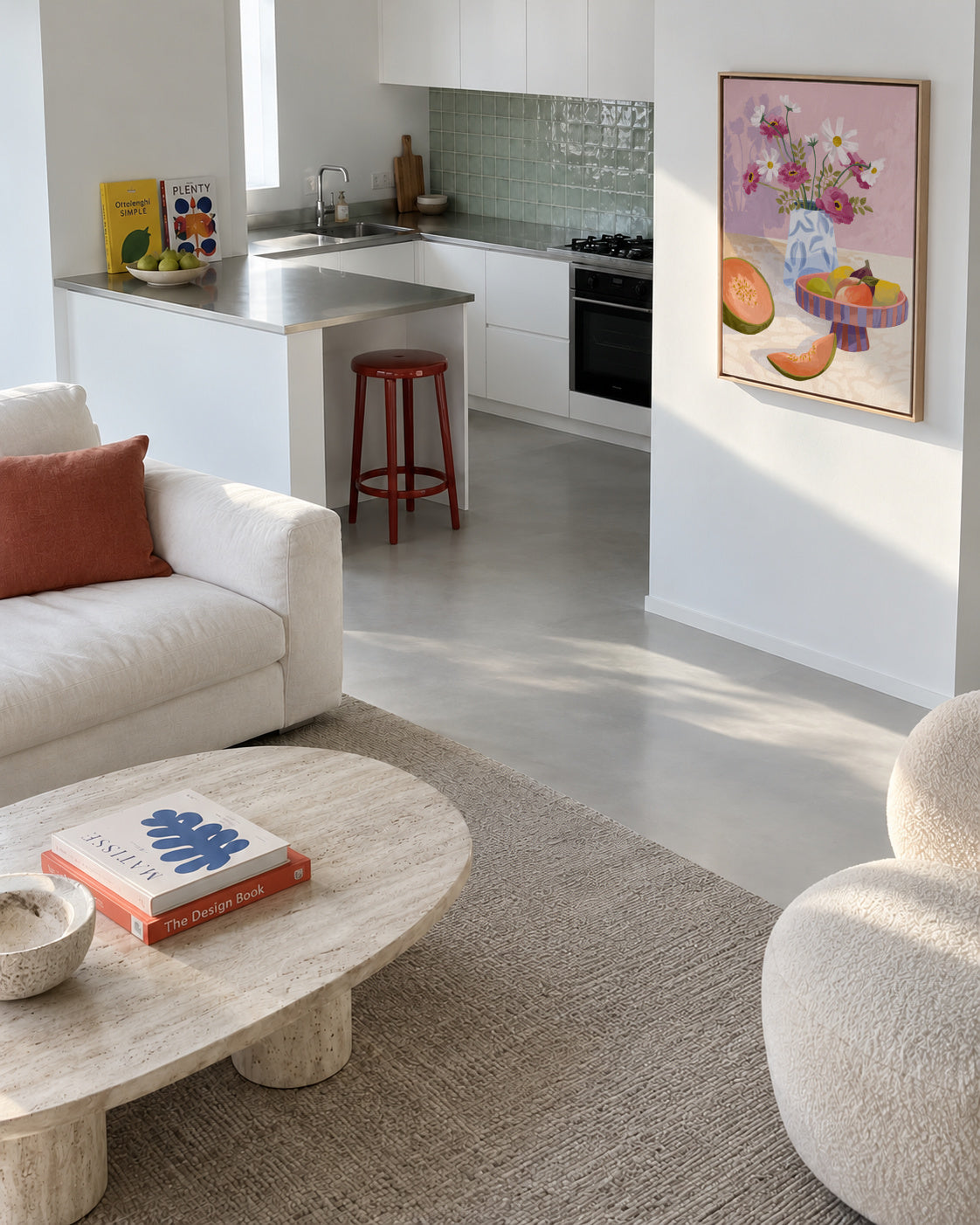 Fruit Break - Framed canvas in an interior