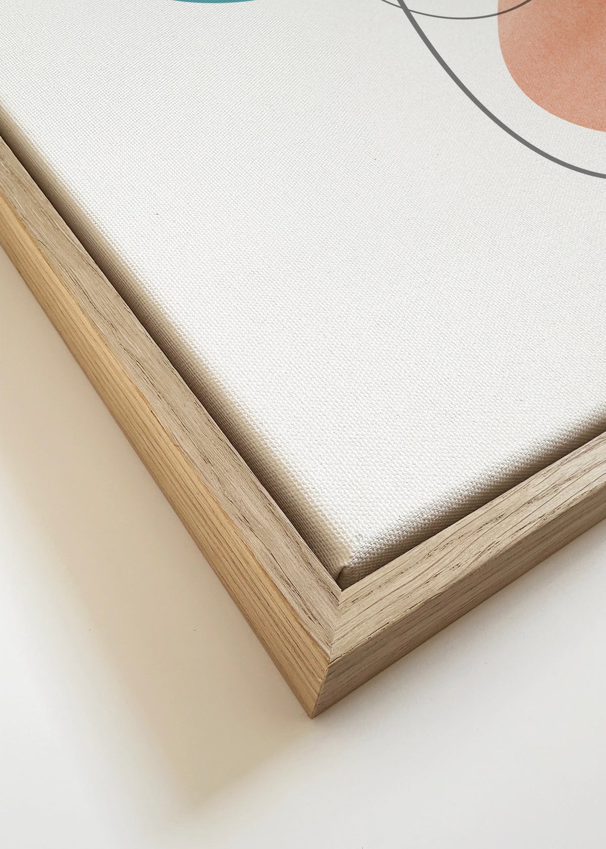 Abstract N 18 - Framed canvas detail