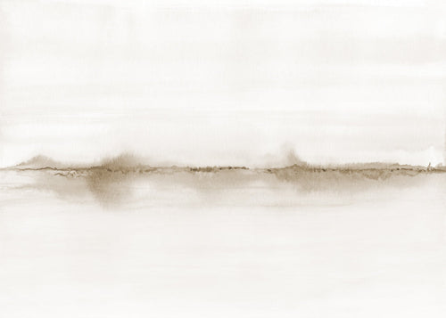 Abstraktní horizont akvarel