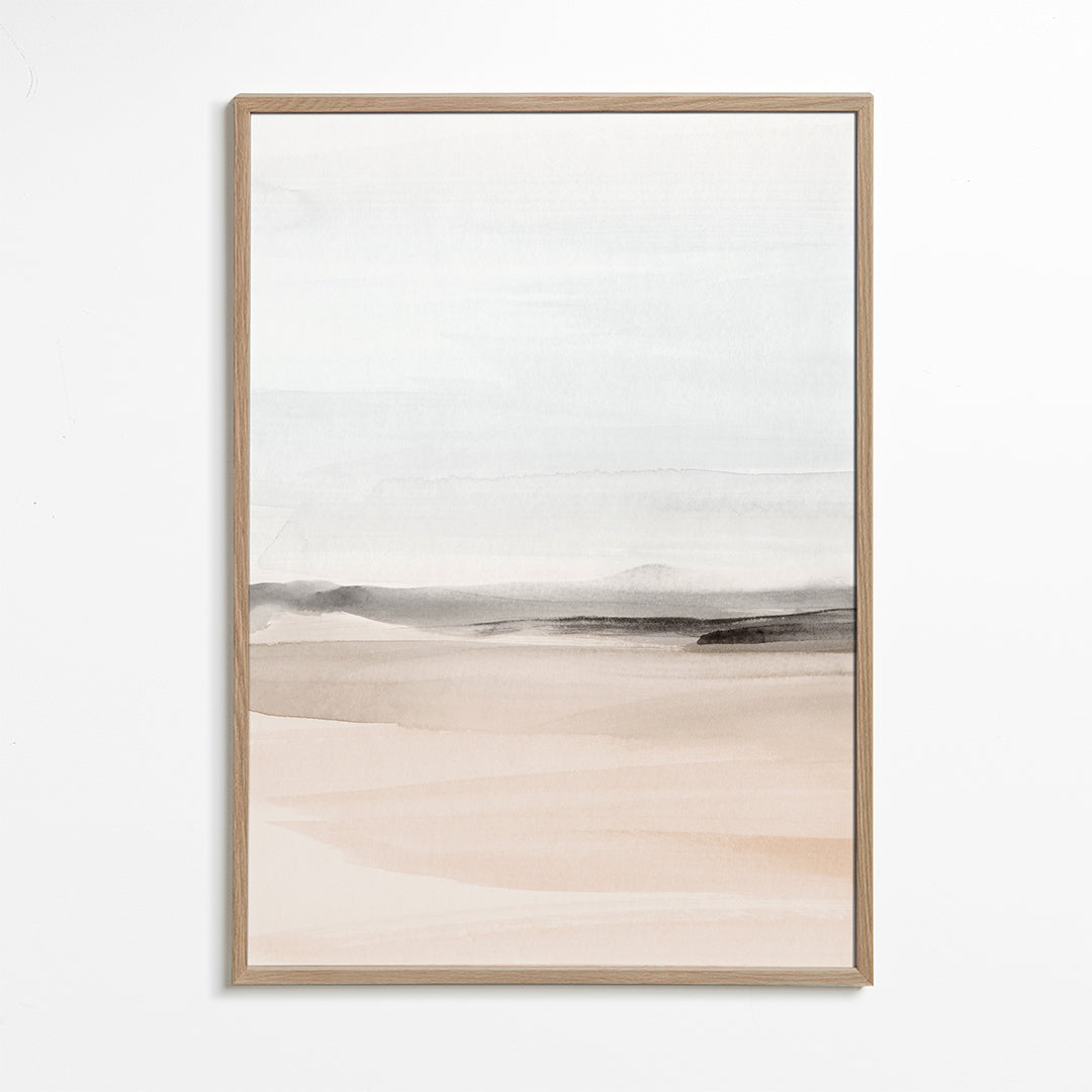 Akvarel krajina minimalistická