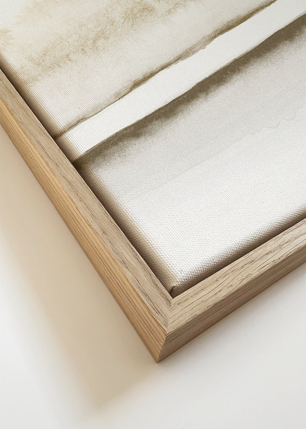 Krajinářský obraz minimalistický akvarel béžový