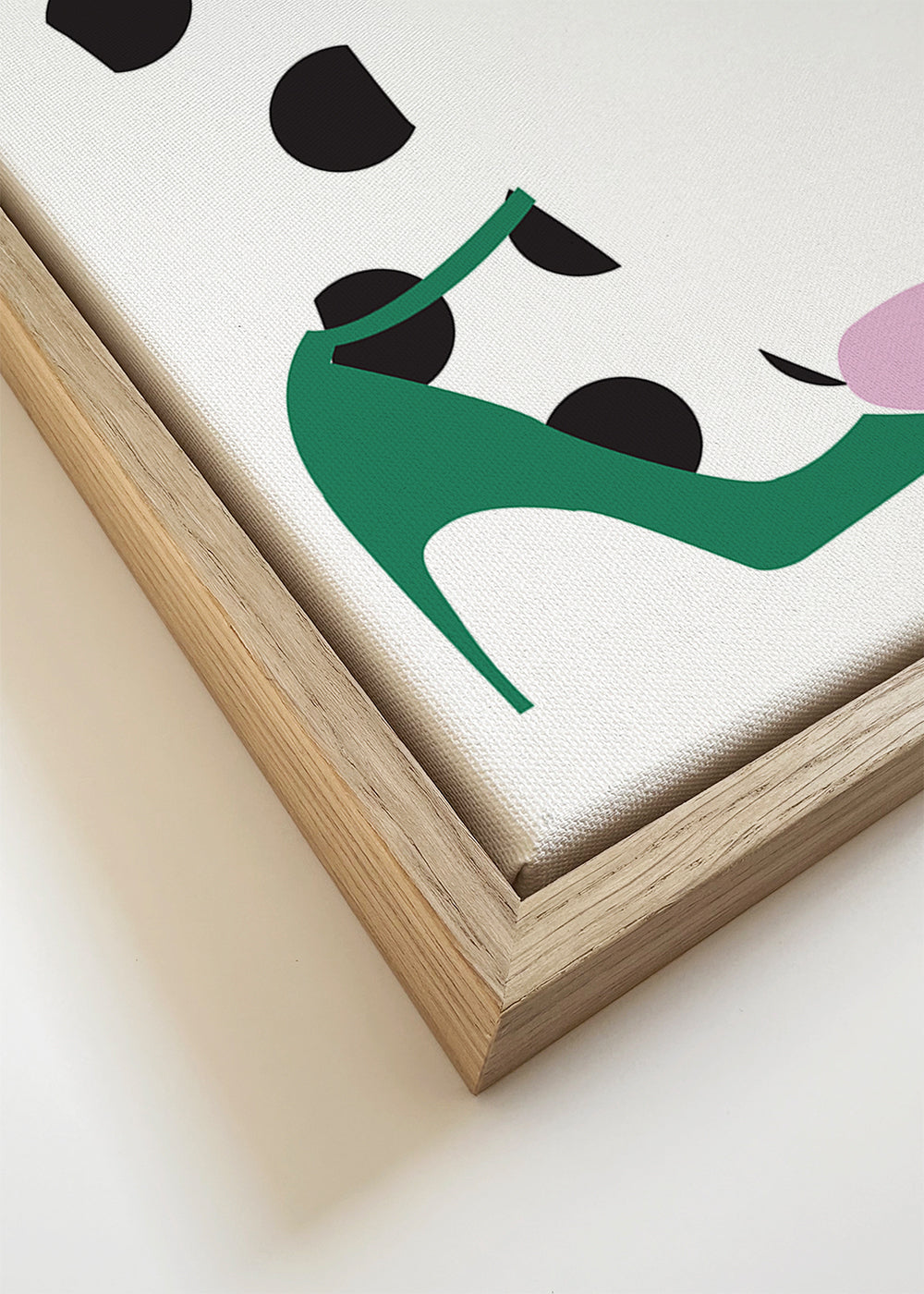 Ilustrace bot s puntíky