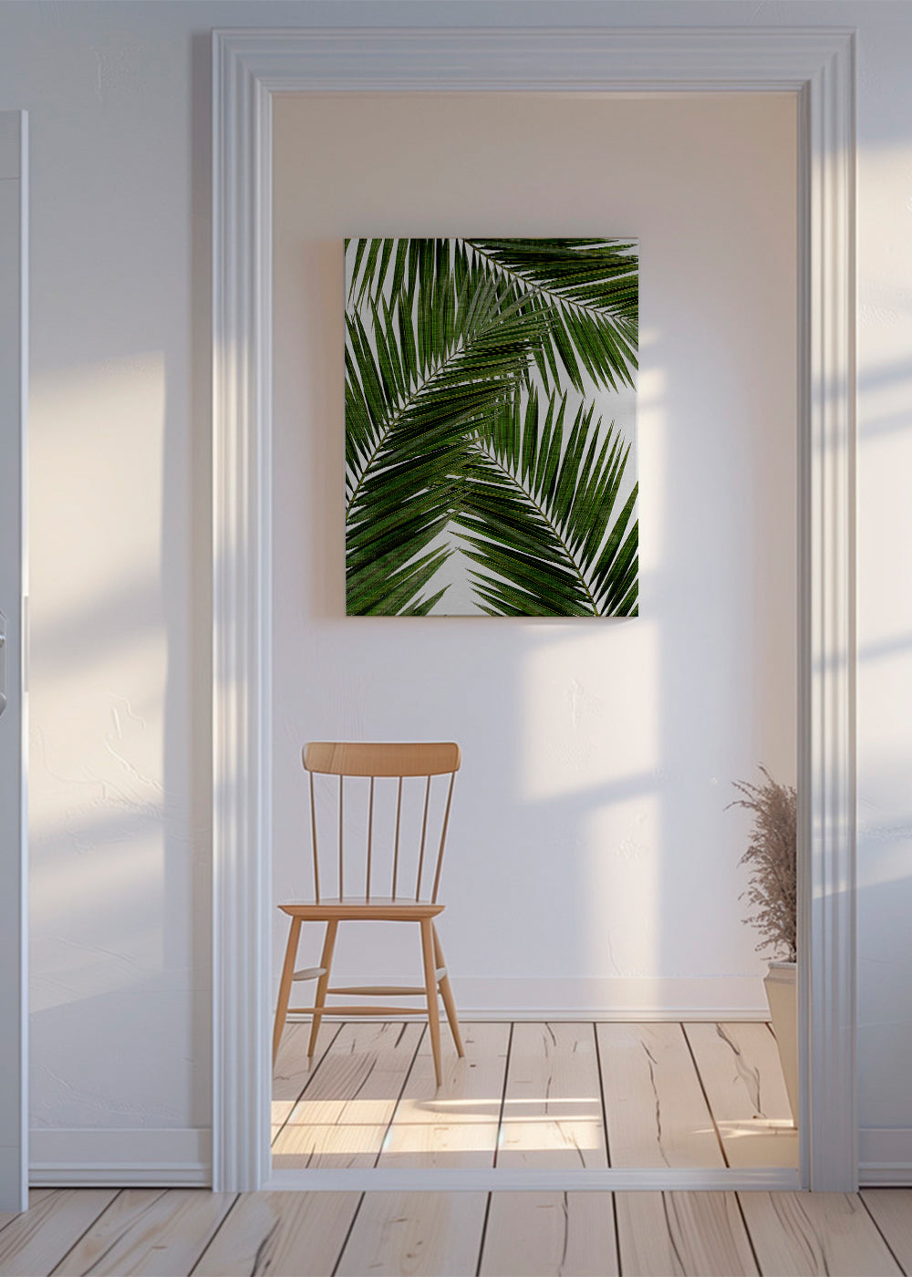 Botanický plakát palmové listy
